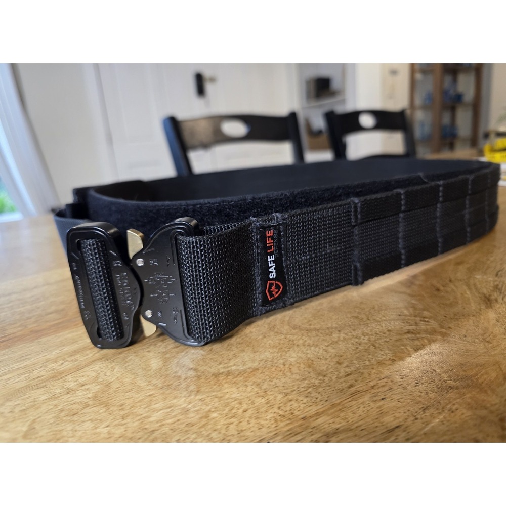 Safe Life Defense Tactical Molle Duty Belt 2XL w/ Inner Belt and Cobra Buckle